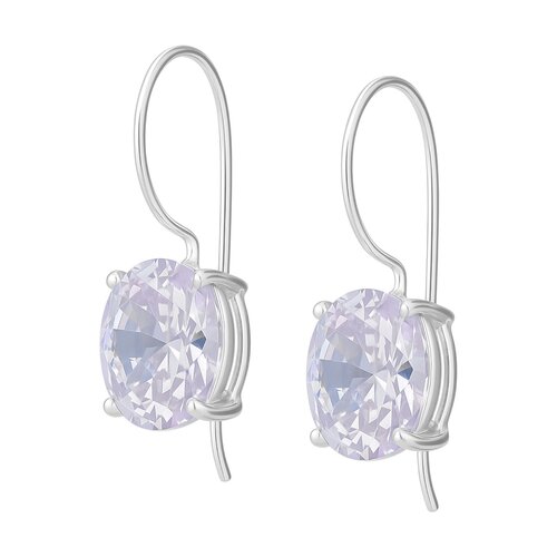 Aro Gancho Seguro Circón Ovalado 10x8 mm