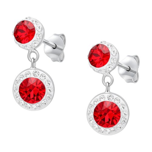 Aro Cristal Hecho con Swarovski® Rojo Strass