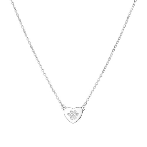 Collar Corazón Patita Circones