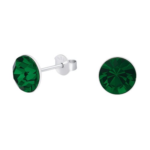 Aro Hecho con Cristal Swarovski® Verde 8 mm