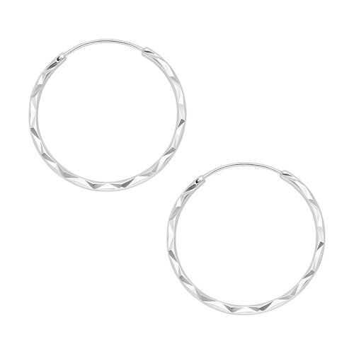 Argolla Facetada 25 mm