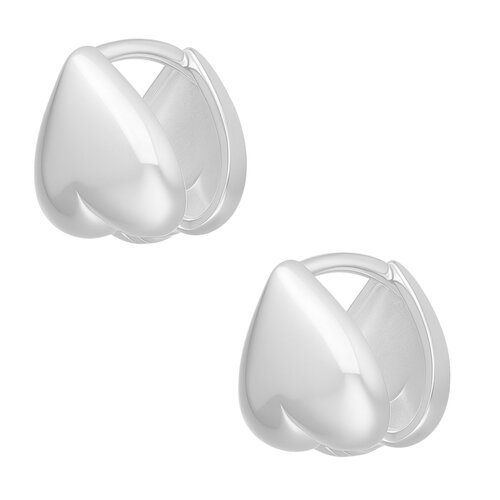 Argolla Huggie Corazón 10 mm