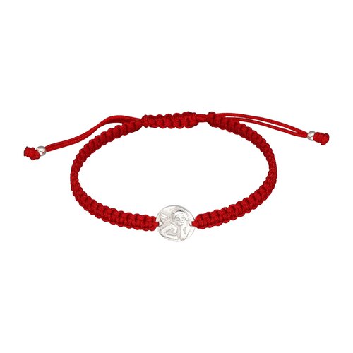 Pulsera Ajustable Mini Baby Hilo Rojo Ángel de la Guarda
