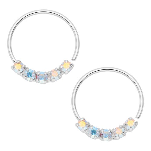 Piercing Argolla Circones Tornasol 10 mm