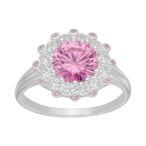 Anillo Flor Circones Rosa Francia