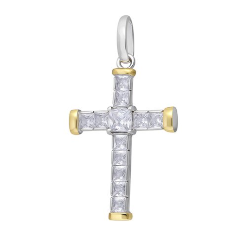 Colgante Cruz en Oro Circones