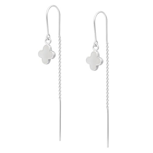 Aro Cadena Trébol de la Suerte Nácar