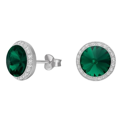 Aro Cristal Hecho con Swarovski® Verde Strass