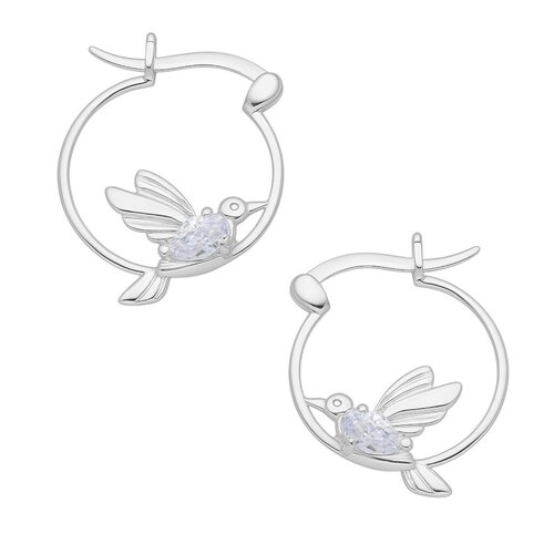 Argolla Colibrí Circón 18 mm