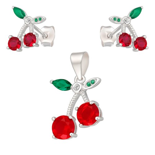 Conjunto Cereza Circones Multicolor