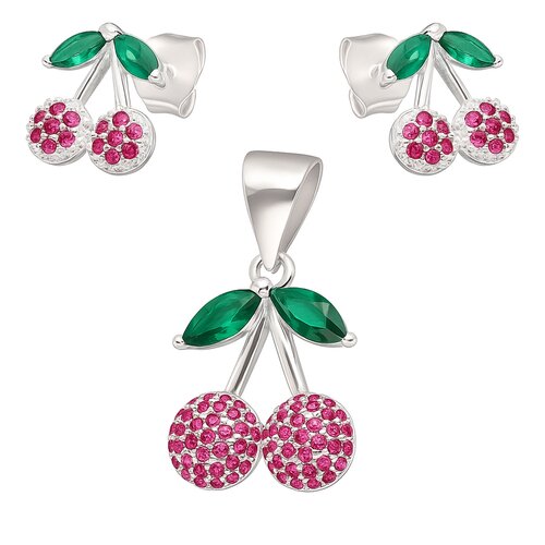 Conjunto Cereza Circones Multicolor