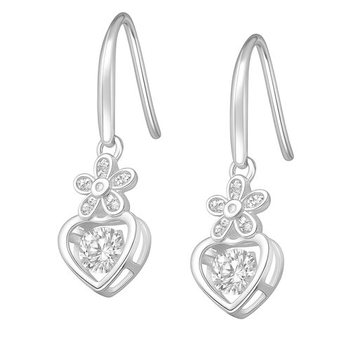 Aro Corazón Flor Circones