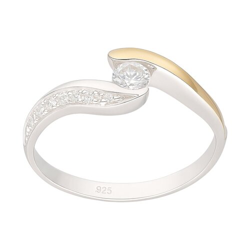 Anillo Cruzado en Oro Circones