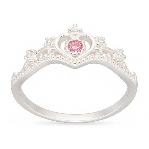 Anillo Corona Circones Rosa Francia