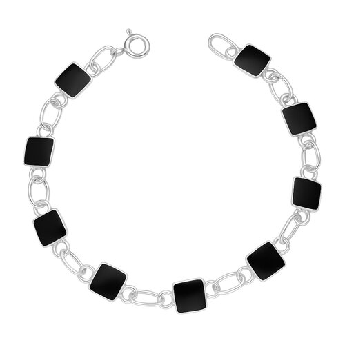 Pulsera Cuadrados Ónix
