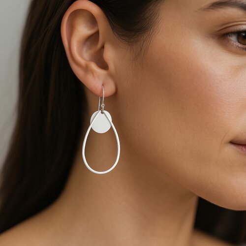 Aro Gota Círculo Martillado