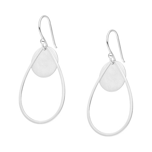 Aro Gota Círculo Martillado