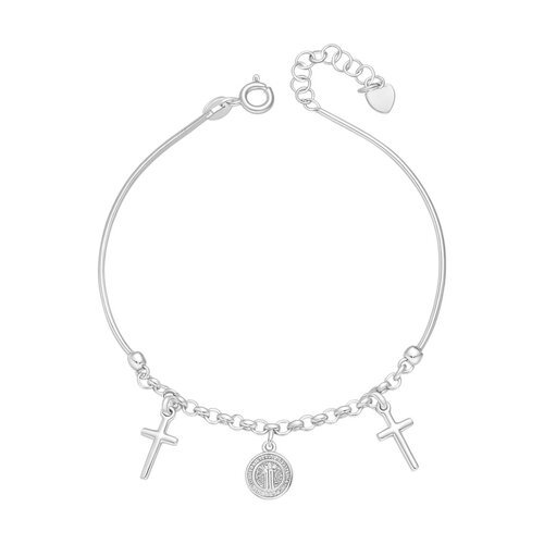 Pulsera Cola de Topo San Benito Abad Cruces