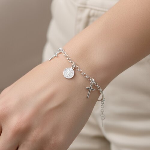 Pulsera Cola de Topo San Benito Abad Cruces