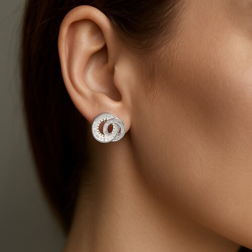 Aro Círculos Entrelazados Circones Baguette