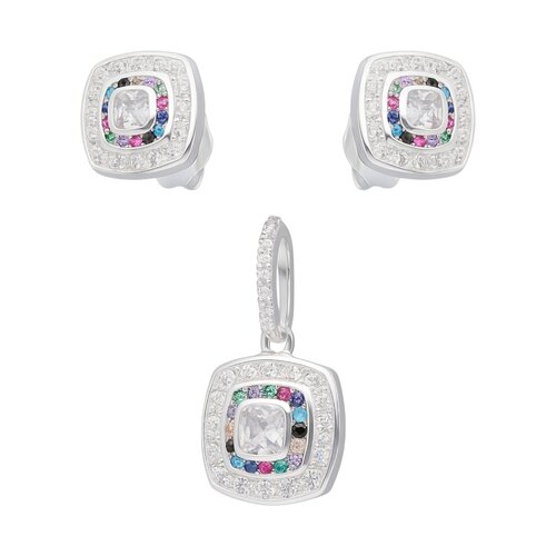 Conjunto Cuadrado Circones Multicolor