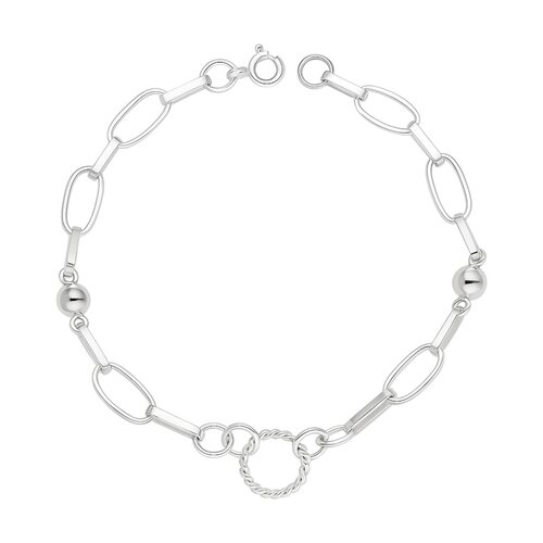 Pulsera Esfera Círculo Entorchado Óvalos