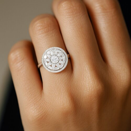 Anillo Mandala Circones Baguette