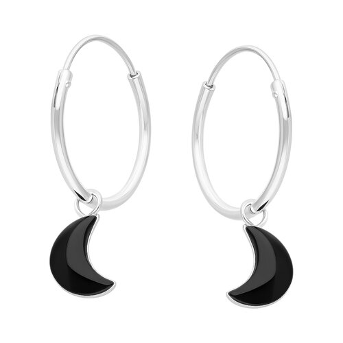 Argolla Media Luna Ónix 16 mm