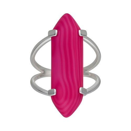 Anillo Cuarzo Fucsia