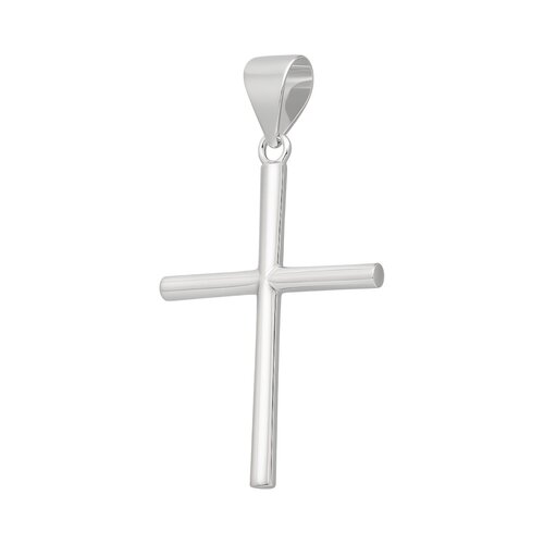 Colgante Cruz Lisa Tubular