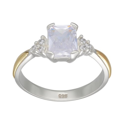 Anillo Circones Baguette con Oro