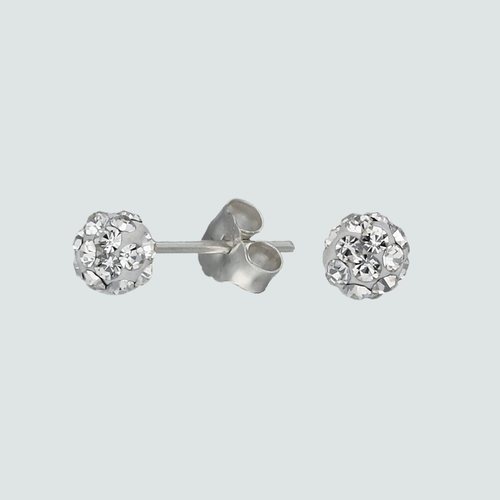 Aro Esfera Strass 4 mm