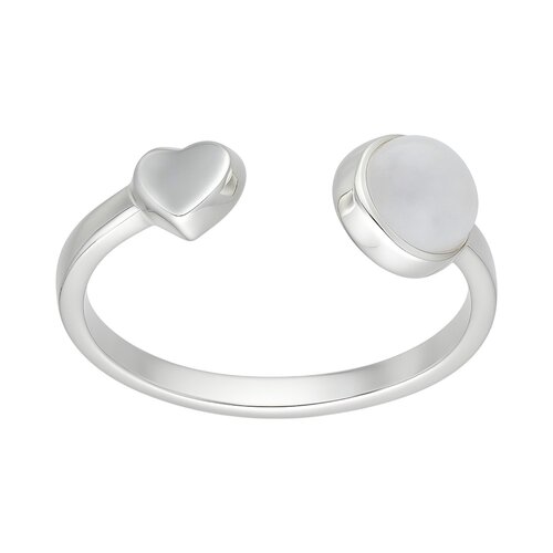 Anillo Ajustable Corazón Piedra Luna
