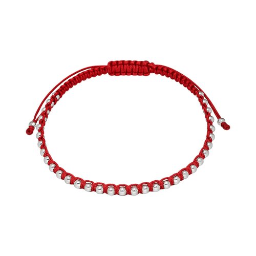Pulsera Hilo Rojo Ajustable Esferas