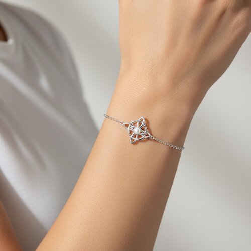 Pulsera Nudo de Brujas Piedra Luna