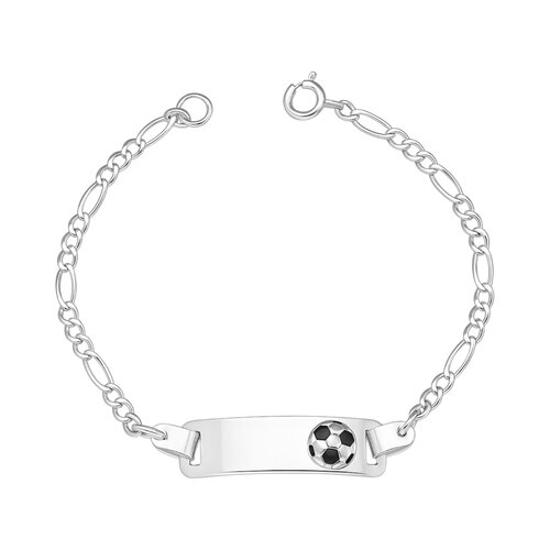 Pulsera Piocha Pelota de Fútbol Esmaltada 15 cm
