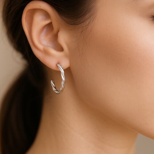 Semi Argolla Entorchada 18 mm