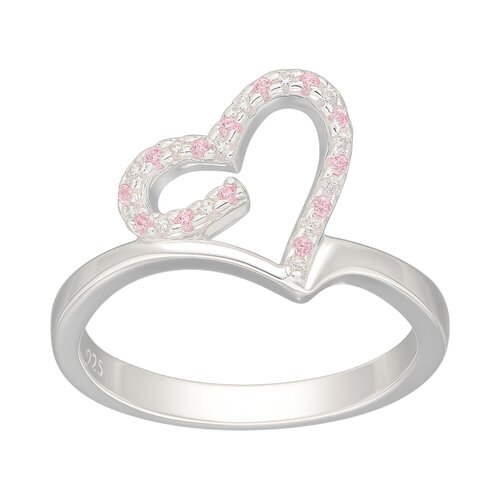 Anillo Corazón Circones Rosa Francia