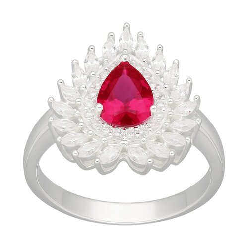 Anillo Gota Circones Rubí