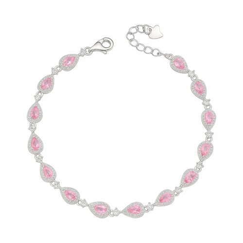 Pulsera Gotas Cricones Rosa Francia