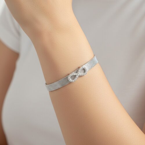 Pulsera de Malla Infinito Circones Pavé