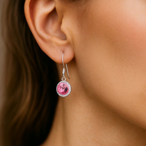 Aro Strass Cristal Rosado