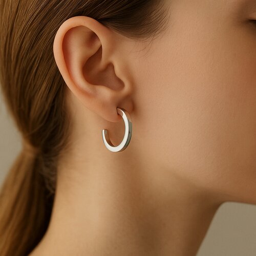 Semi Argolla Corte Cuadrado 16 mm