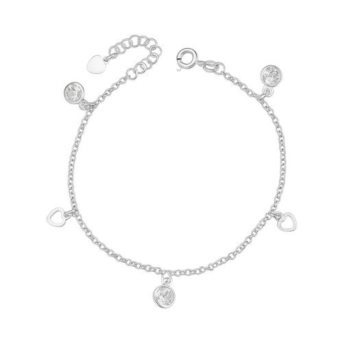 Pulsera Corazones Circones