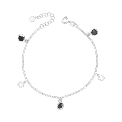 Pulsera Flores Circones Ónix