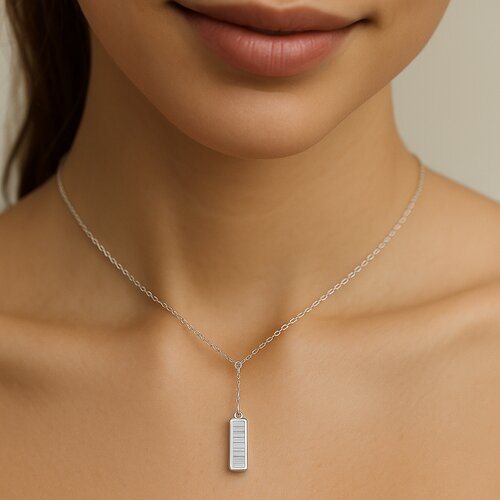 Collar Rectángulo Circones Baguette