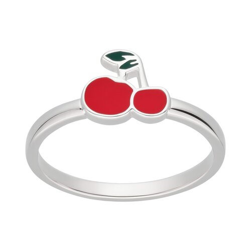 Anillo Cerezas Esmaltado