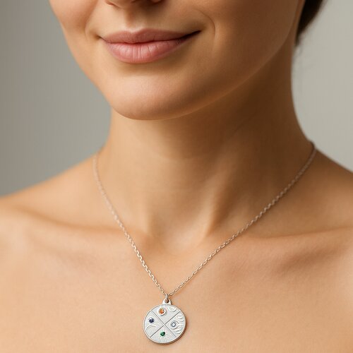 Collar 4 Elementos Circones Multicolor