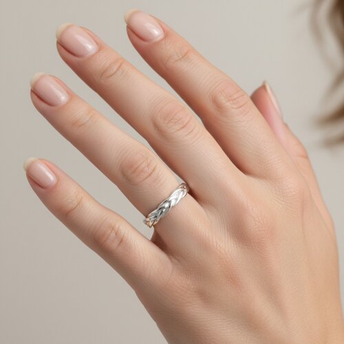 Anillo Midi Trenzado