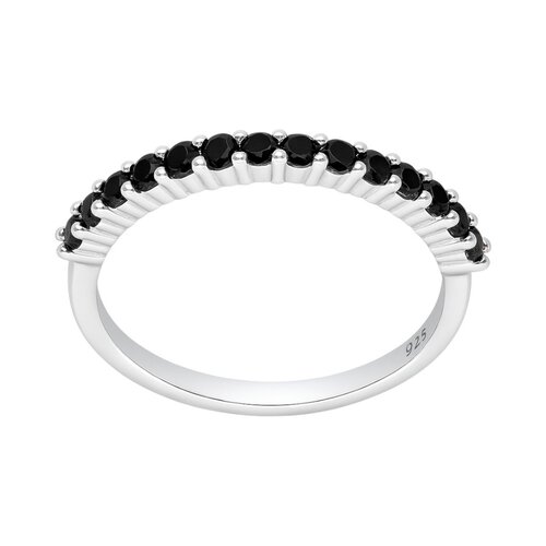 Anillo Cintillo Circones Ónix